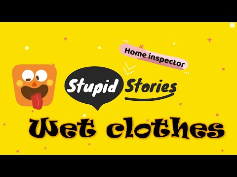 How did you miss wet clothes on a home inspection??? Home inspector FAIL!
